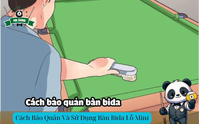 Cách Bảo Quản Và Sử Dụng Bàn Bida Lỗ Mini