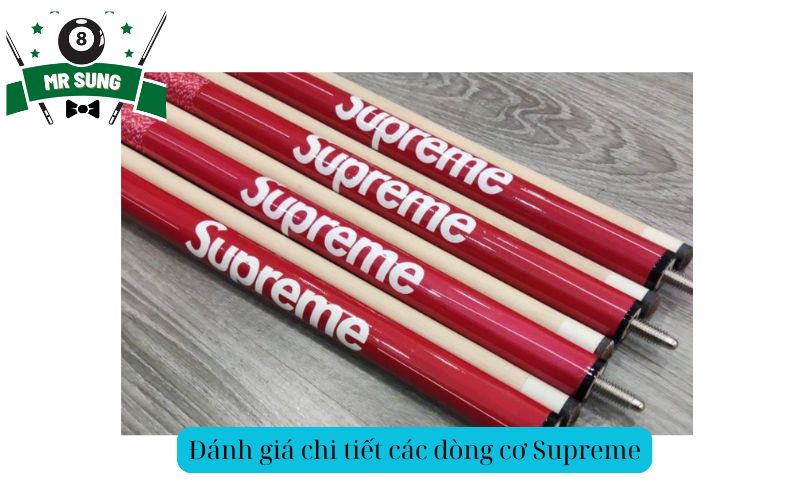 Đánh giá chi tiết các dòng cơ Supreme