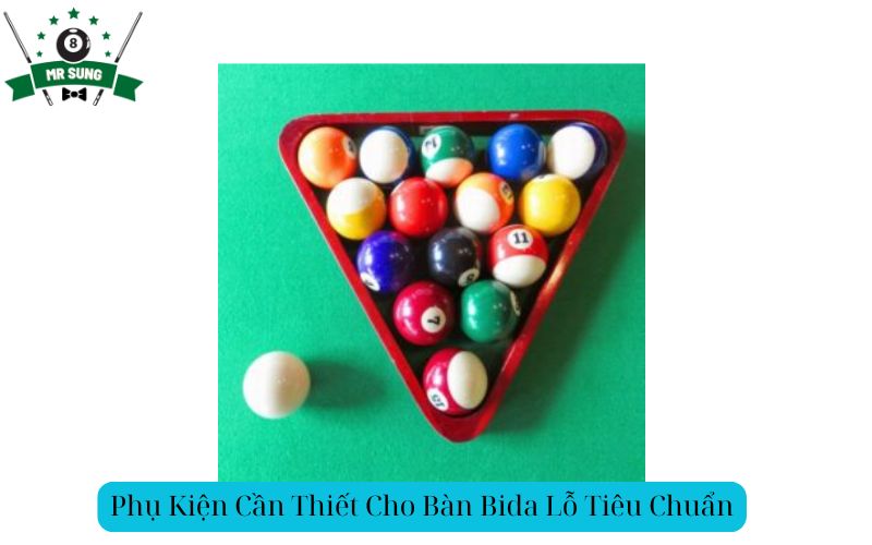 Phụ Kiện Cần Thiết Cho Bàn Bida Lỗ Tiêu Chuẩn