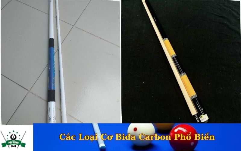 Các Loại Cơ Bida Carbon Phổ Biến