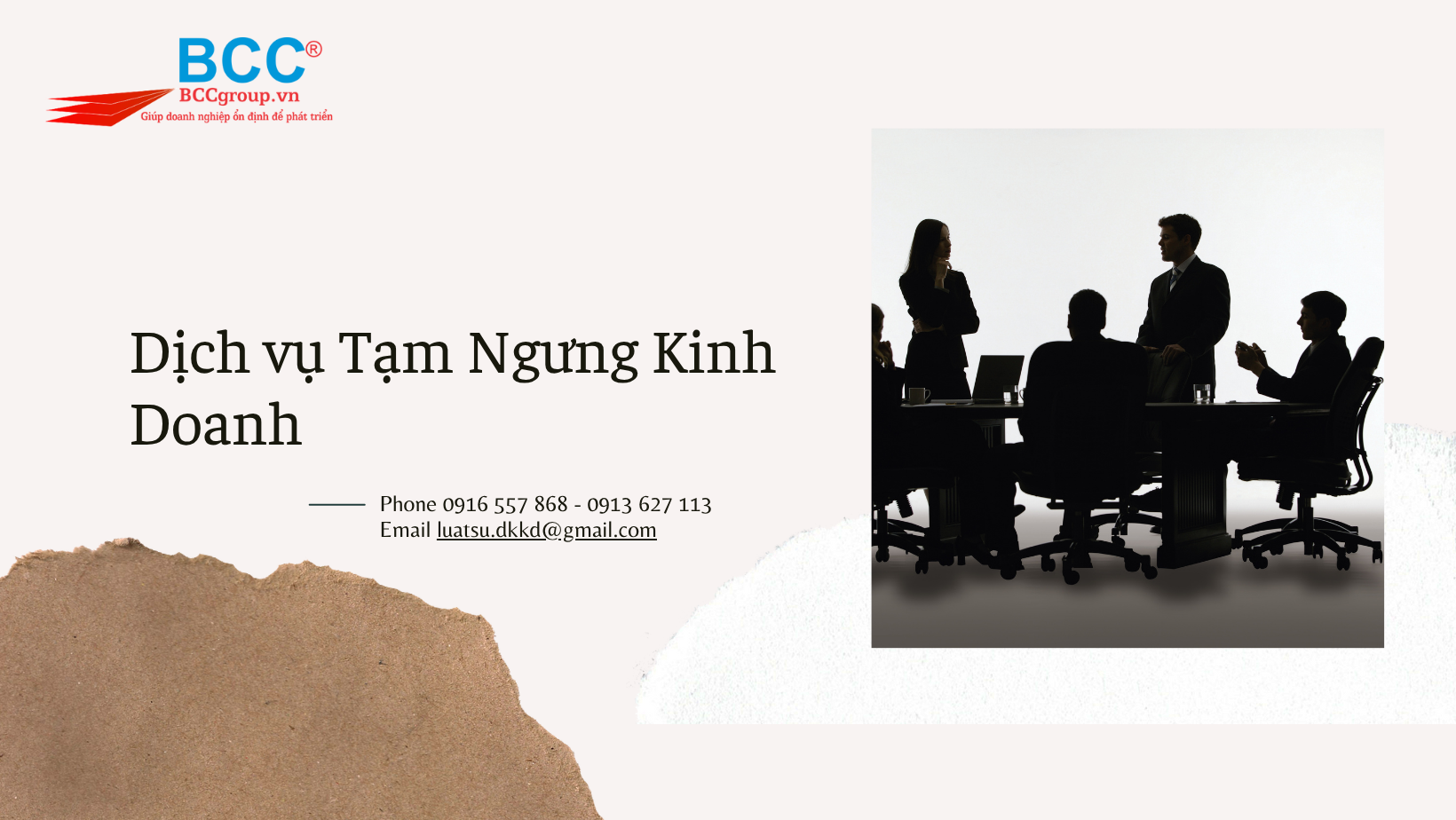 tạm ngưng kinh doanh